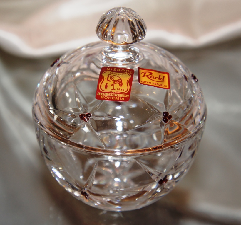 Bonbonnière étoile Cristal de bohême