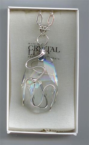Collier larme du tigre cristal