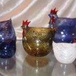 poule soufflées cristal