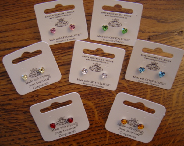 Boucles d'oreilles coeurs