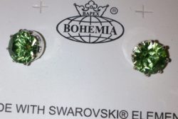 Boucles d'oreille vert