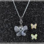 Parure papillon cristal