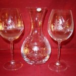service gourmet cristal de bohême