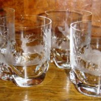 Verres whisky gibier cristal