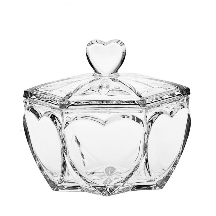 Bonbonnière ancienne en cristal de Bohème | Selency
