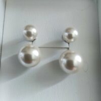 Boucles d'Oreilles PERLES doubles