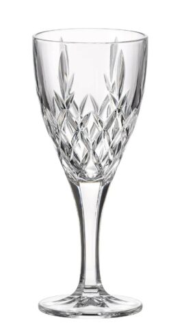 6 Verres vin BRIXTON cristal de bohême taillé
