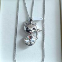 Collier CHAT CRISTAL swarovski