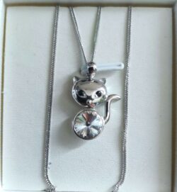 Collier CHAT CRISTAL swarovski – Image 2